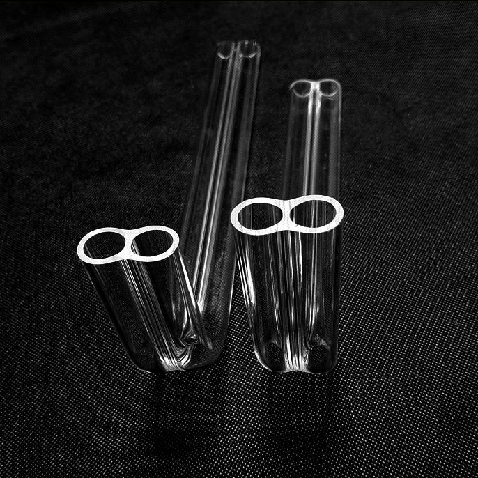 Fused Quartz Double-tube Right-angle Elbow