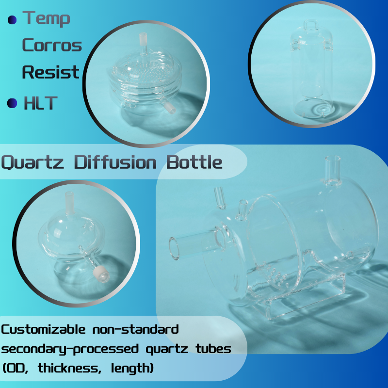 SJ 135 Custom High Purity Clear Quartz Condenser