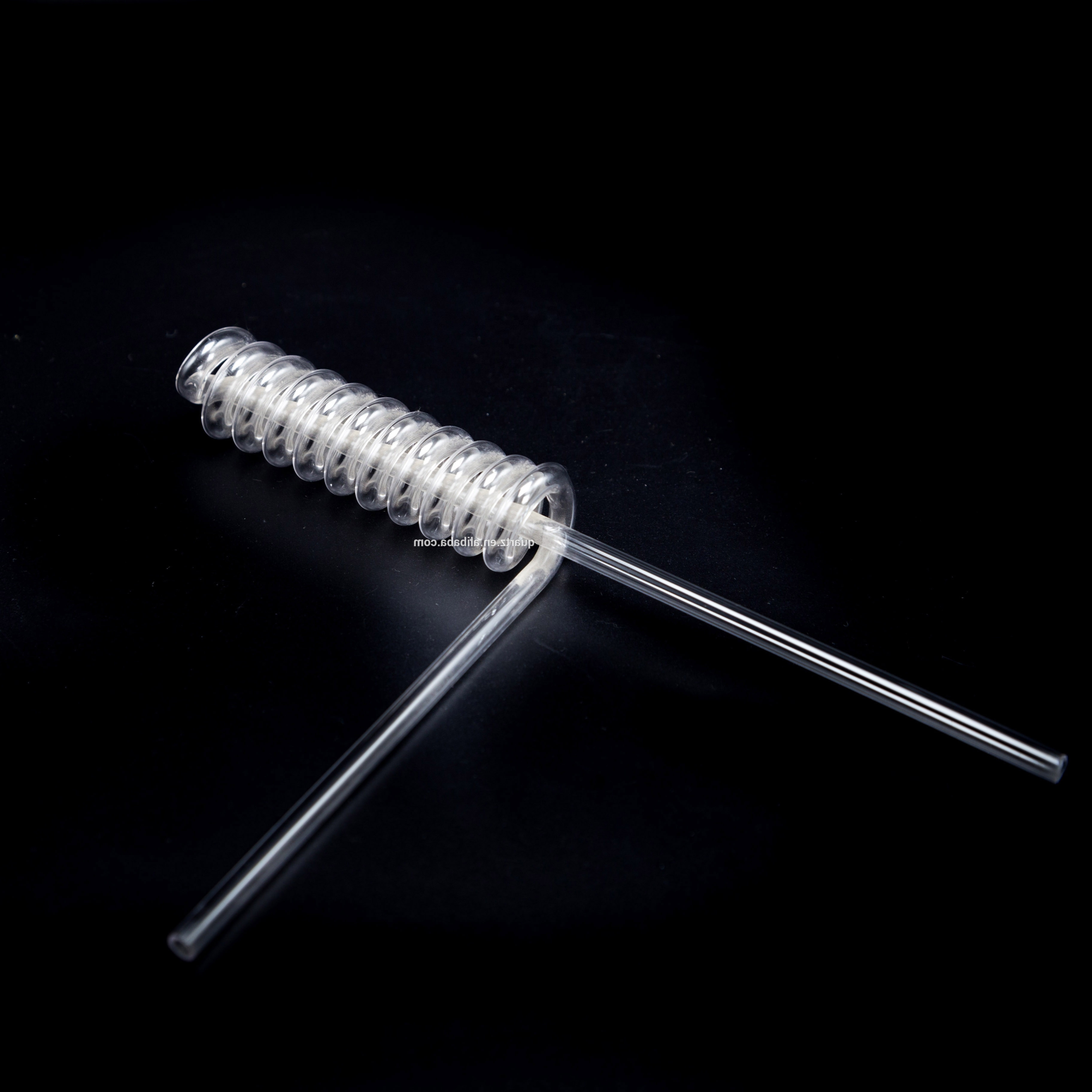 Factory Hot Sale High Purity Polished Clear Quartz C Shape Spiral/Bent/Custom Tubes Small Diameter Cutting/Welding Bending