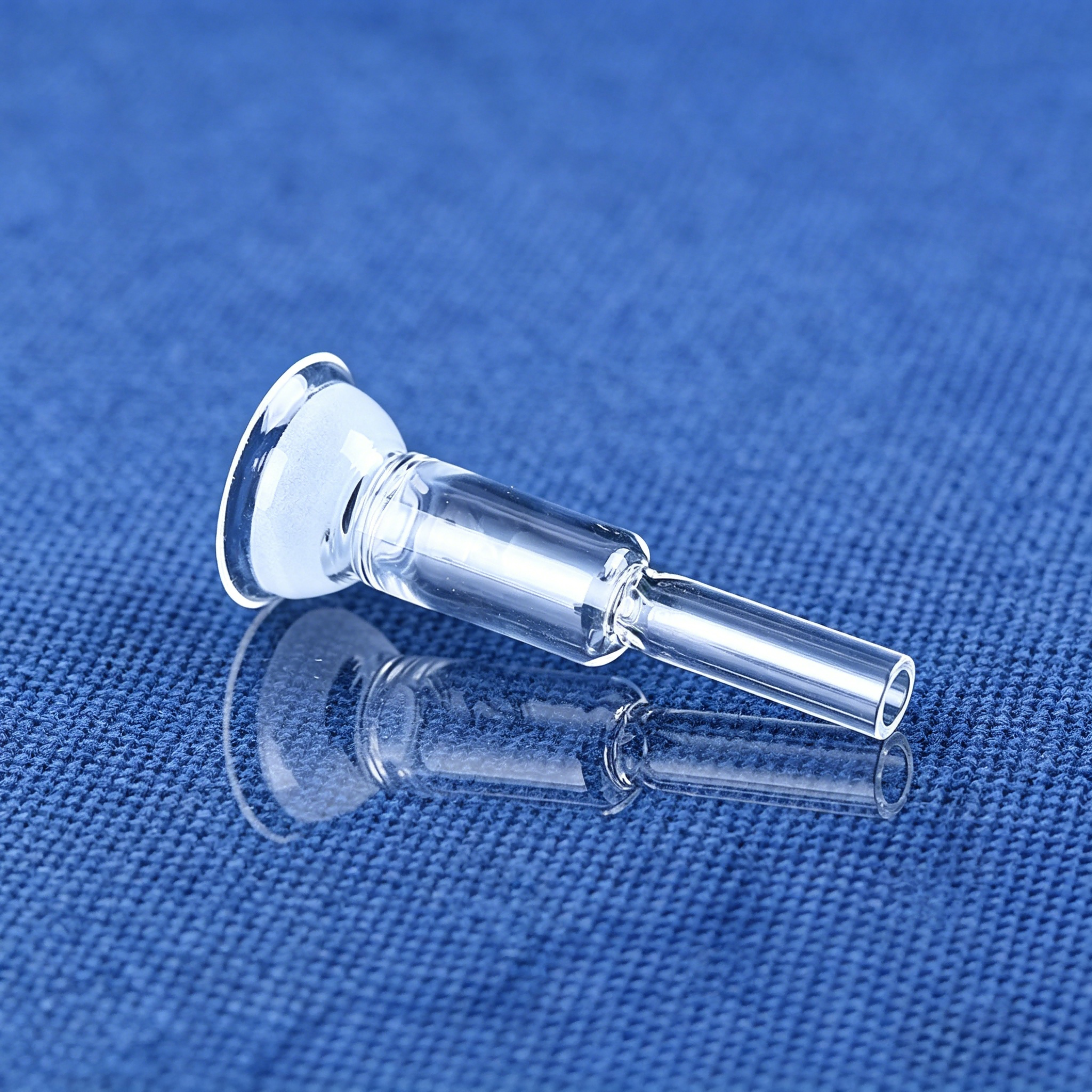 Custom High Purity Quartz C-shaped Small-sized BET Tube Welding Bending Cutting Polished Surface Semiconductor High Temp 1100