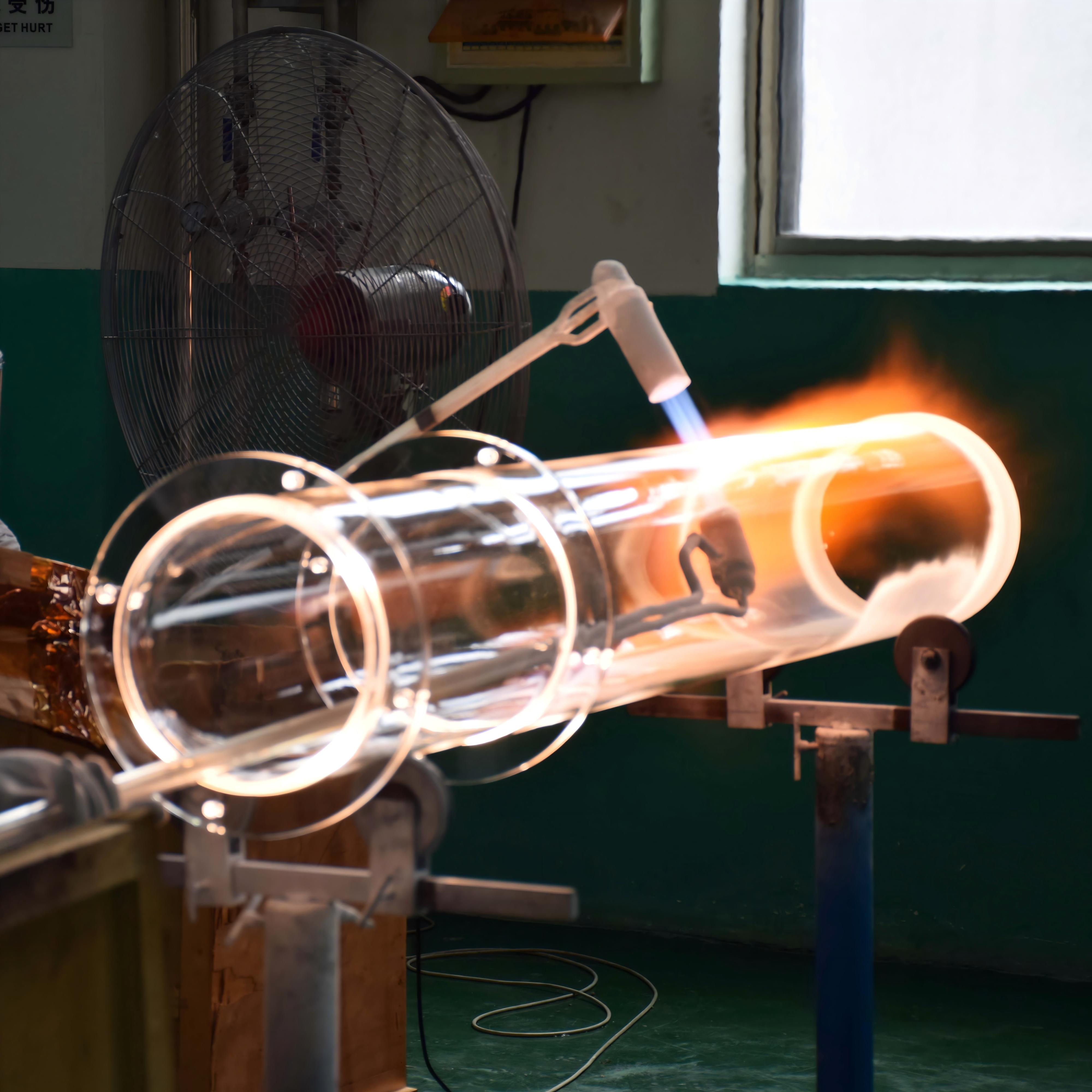 High Purity 99.999% Single Crystal Quartz Glass Tube Flange Re-feeder Container Welding Bending Cutting Ozone Free Quartz