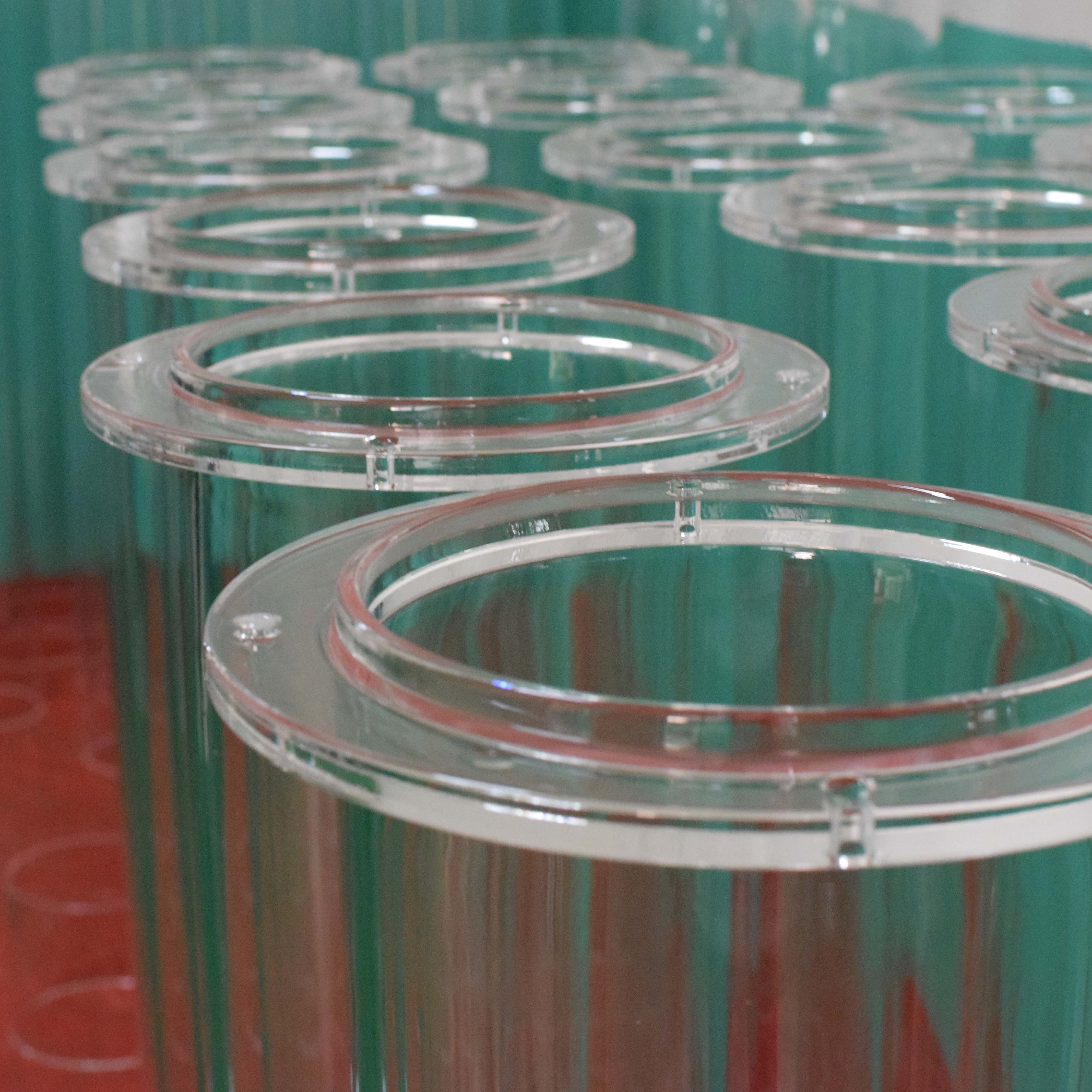 High Purity 99.999% Single Crystal Quartz Tube Flange