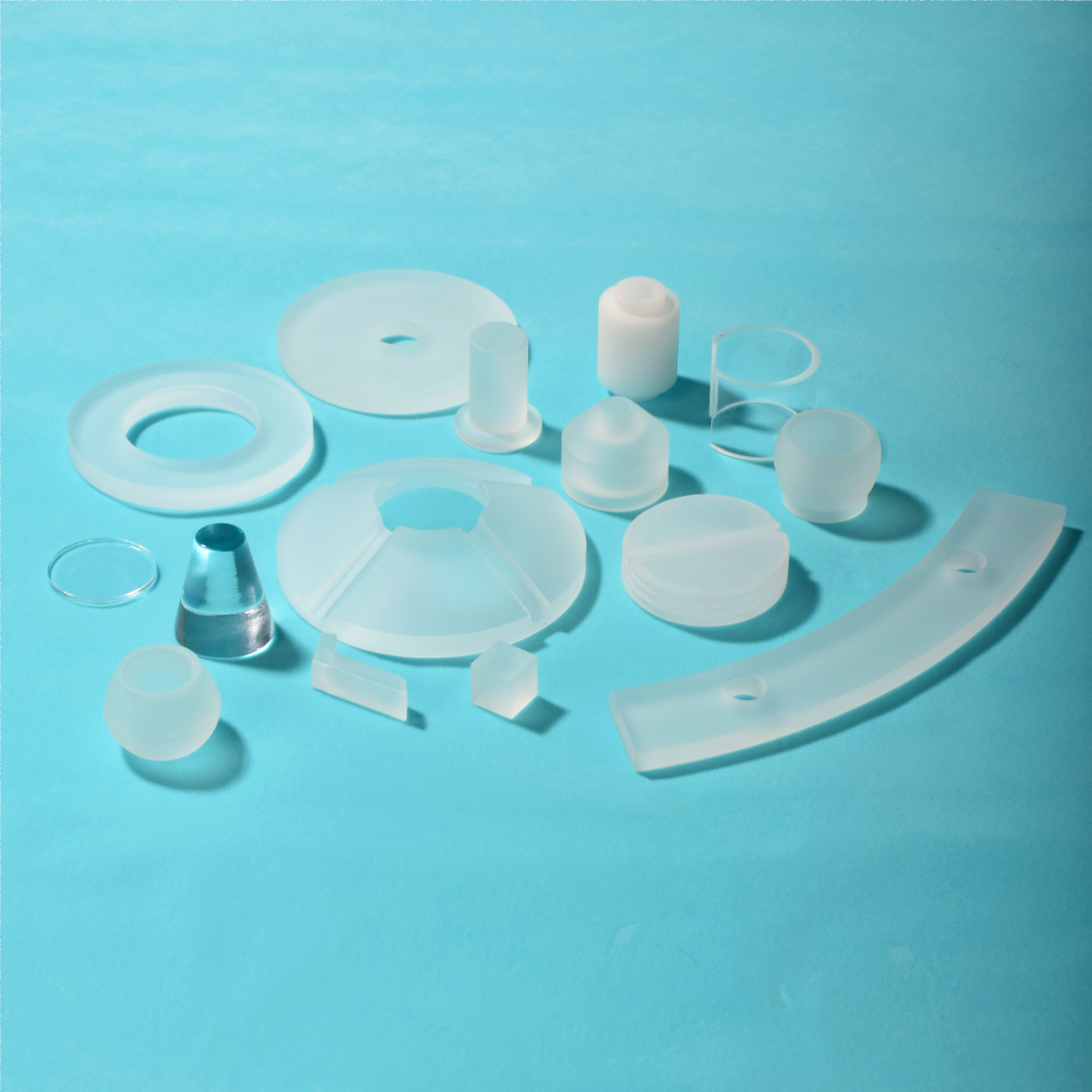 SJ QUARTZ Customized Translucent Natural Fused Quartz Arc-Welding Cutting Services Industrial Lab Applications High Purity Flat