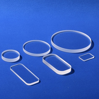 Optical grade quartz plate window