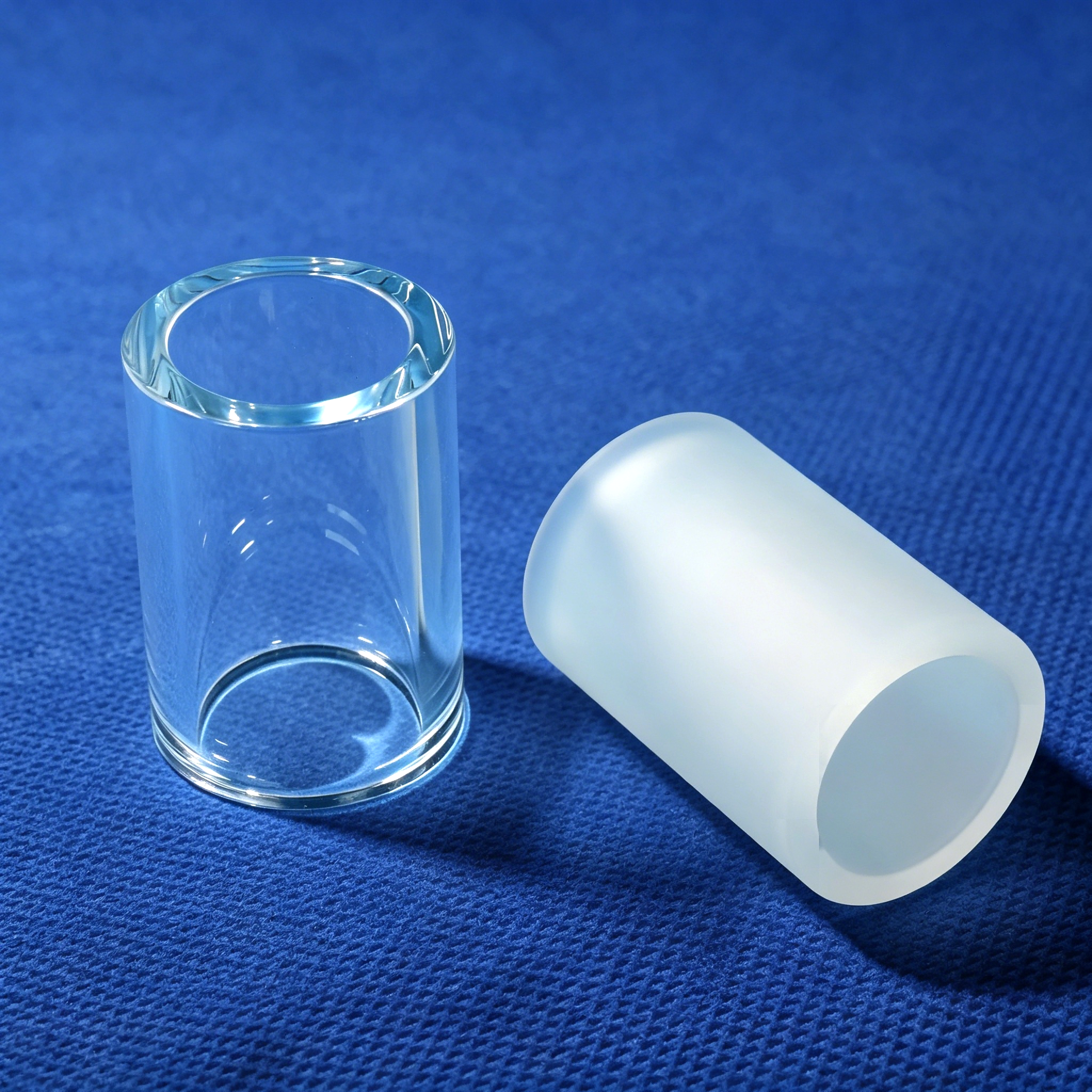 Custom High Temperature Corrosion Resistant Clear Quartz Glass Pipe | Twin Tube Polished Surface Bending/Welding/Cutting SJ 210