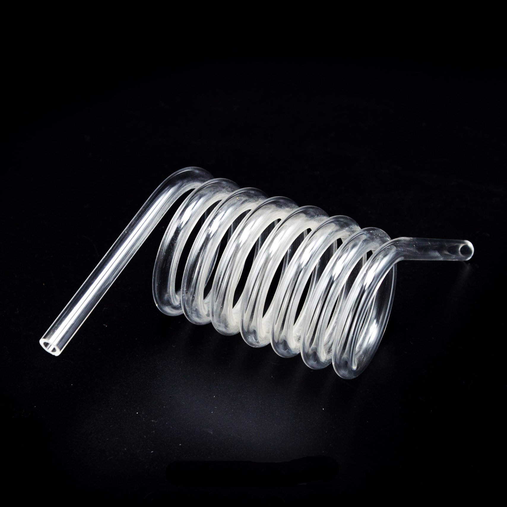 Factory Hot Sale High Purity Polished Clear Quartz C Shape Spiral/Bent/Custom Tubes Small Diameter Cutting/Welding Bending