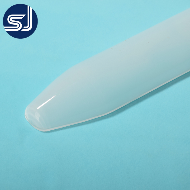 SJ 140 QUARTZ Customizable Transparent High Purity 99.9-99.999% Precision Polished Quartz Boat >85% Transmittance 1100 Lab
