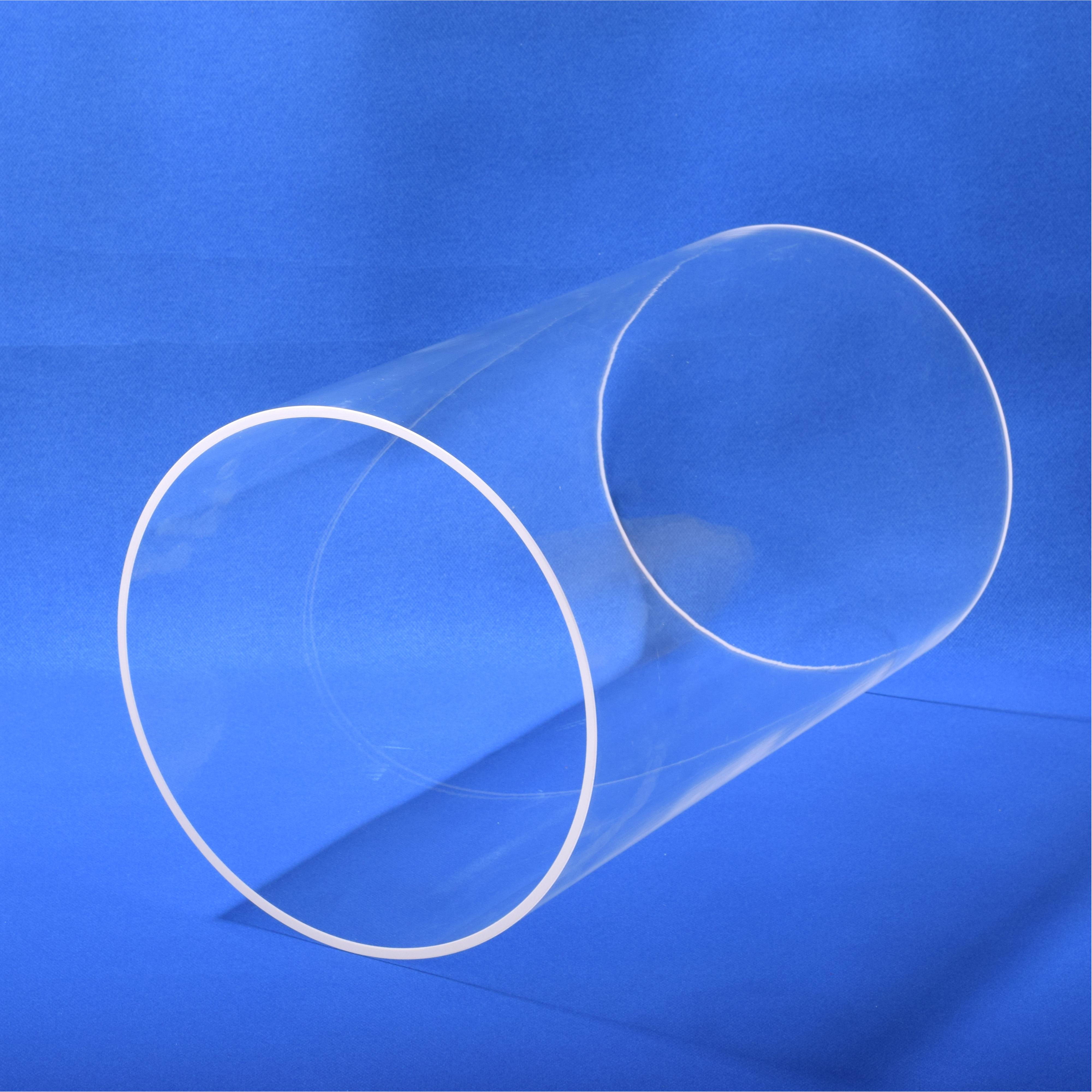 High Purity Quartz Transparent Polished Glass Tube Hollow High Temperature Resistance Clear Quartz Tube Bending Customizable