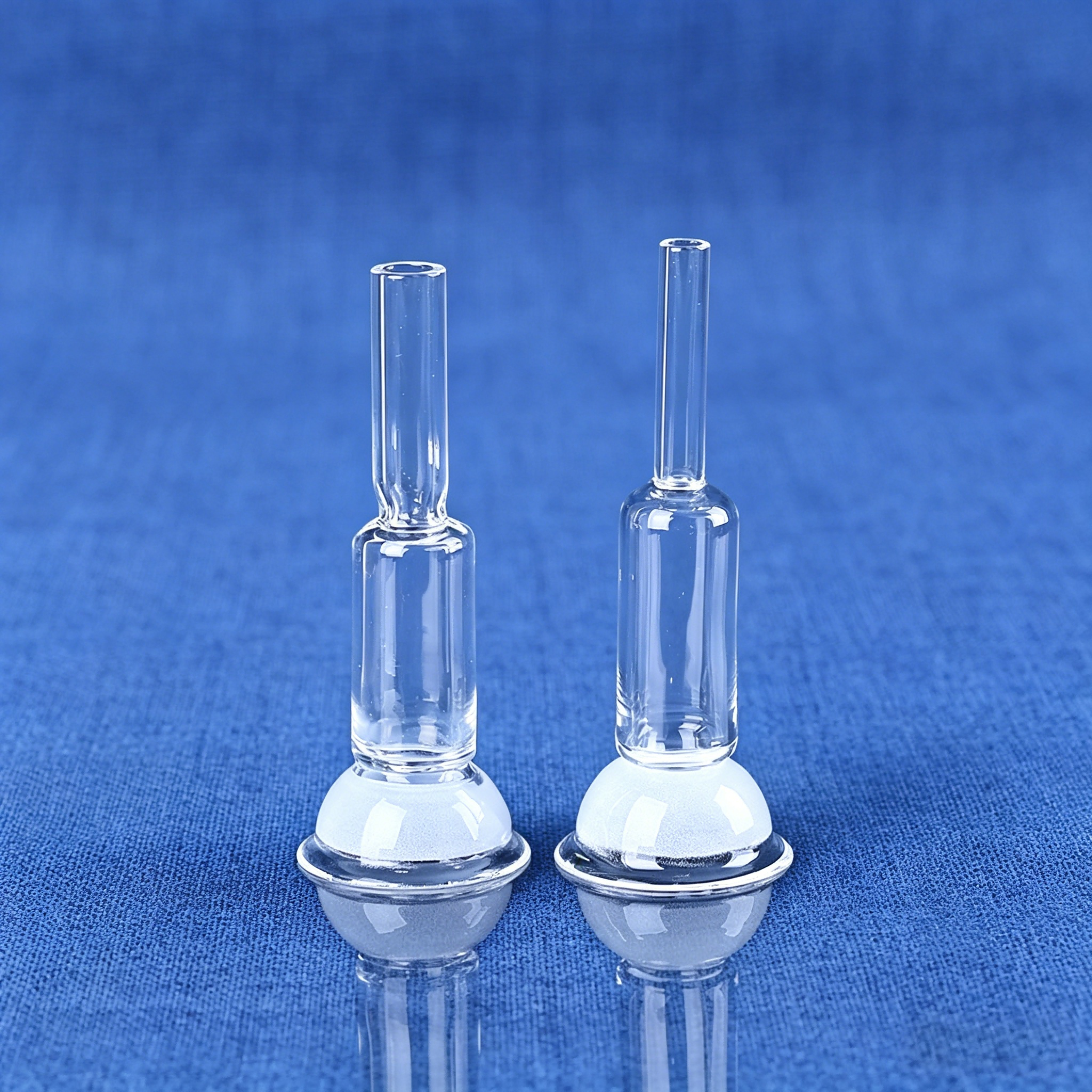 Custom High Purity Quartz C-shaped Small-sized BET Tube Welding Bending Cutting Polished Surface Semiconductor High Temp 1100
