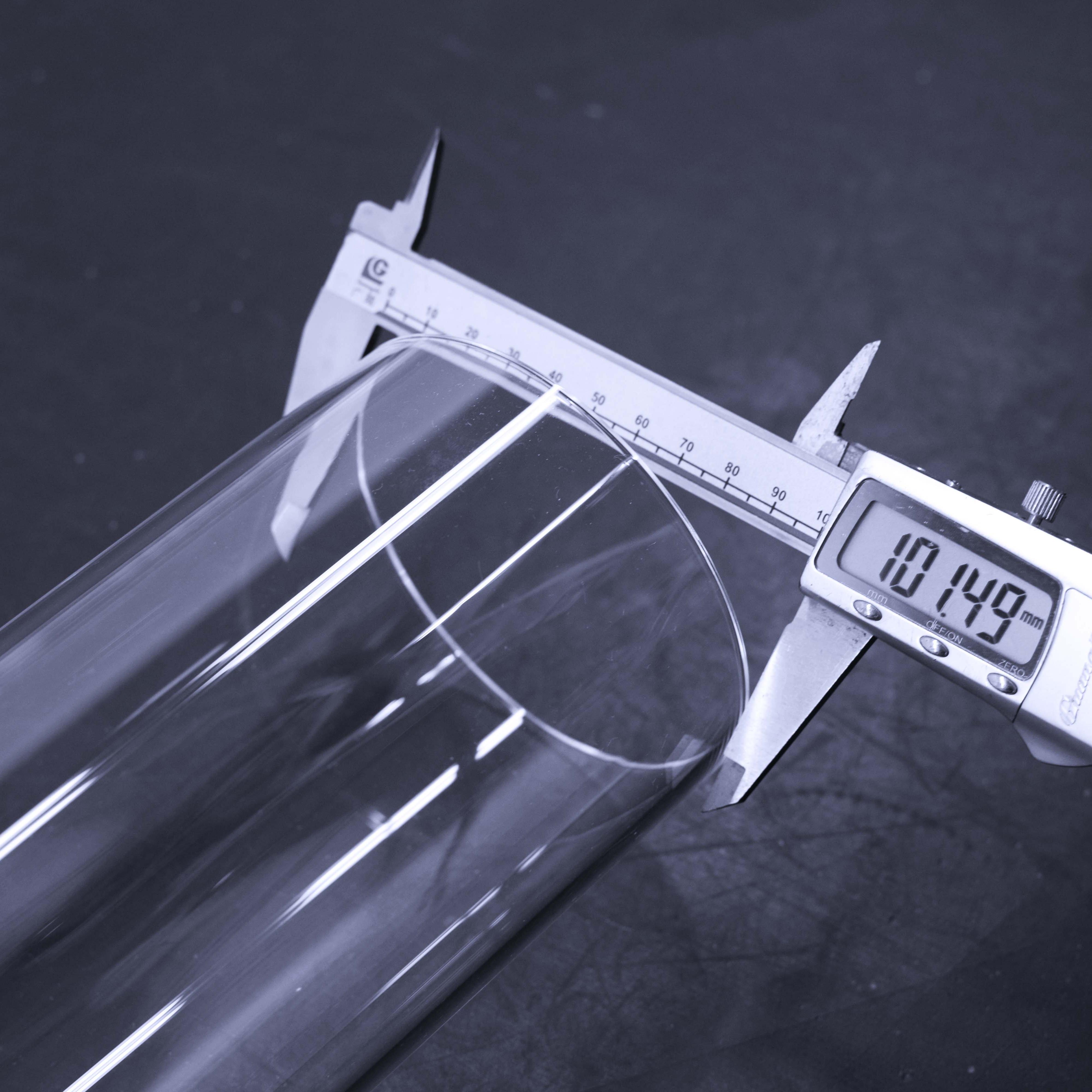 High Purity Quartz Transparent Polished Glass Tube Hollow High Temperature Resistance Clear Quartz Tube Bending Customizable
