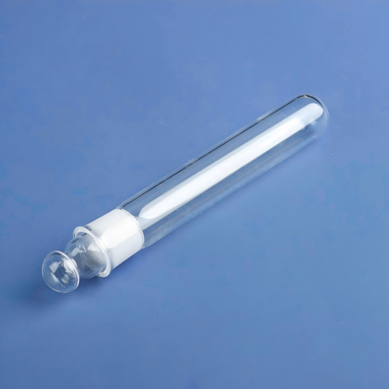 Quartz Glass Tube Plugging Rod Heating Test Tube Boat High Temperature Resistant High Frequency Transparent Polished Surface