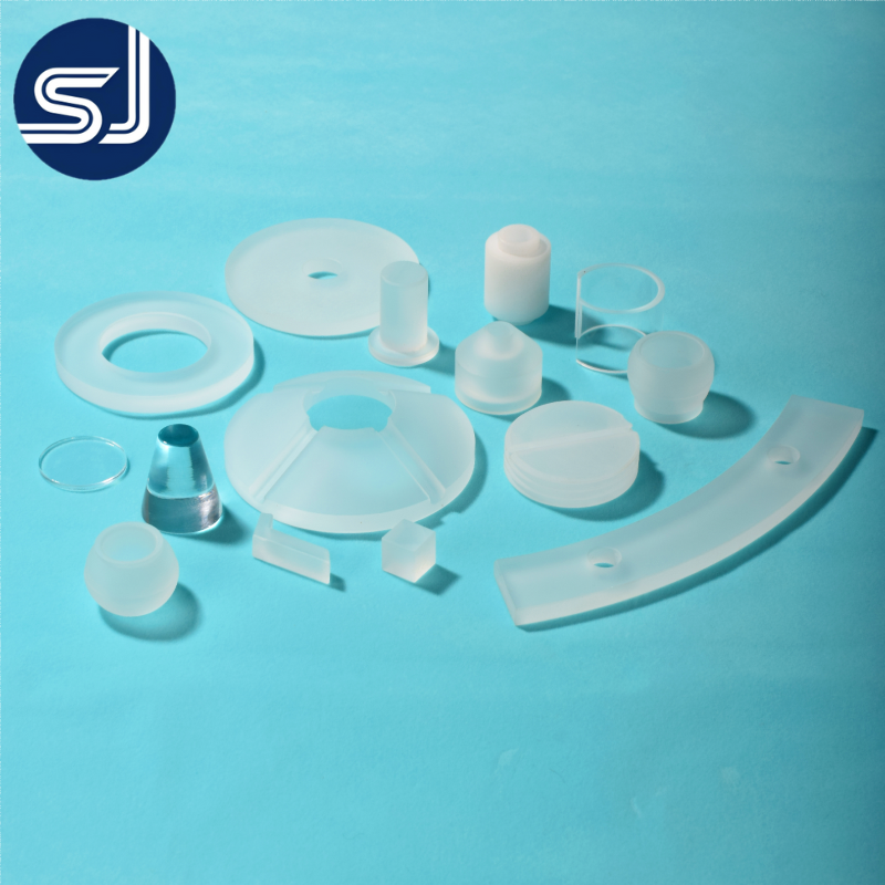 SJ SJ 126 Natural Fused Quartz Square Thin Glass Slide Optics-High Transparency Precision Laboratory Use High Purity Cutting