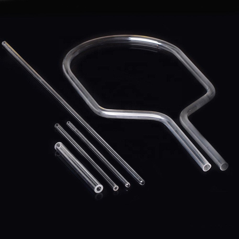 Factory Hot Sale High Purity Polished Clear Quartz C Shape Spiral/Bent/Custom Tubes Small Diameter Cutting/Welding Bending