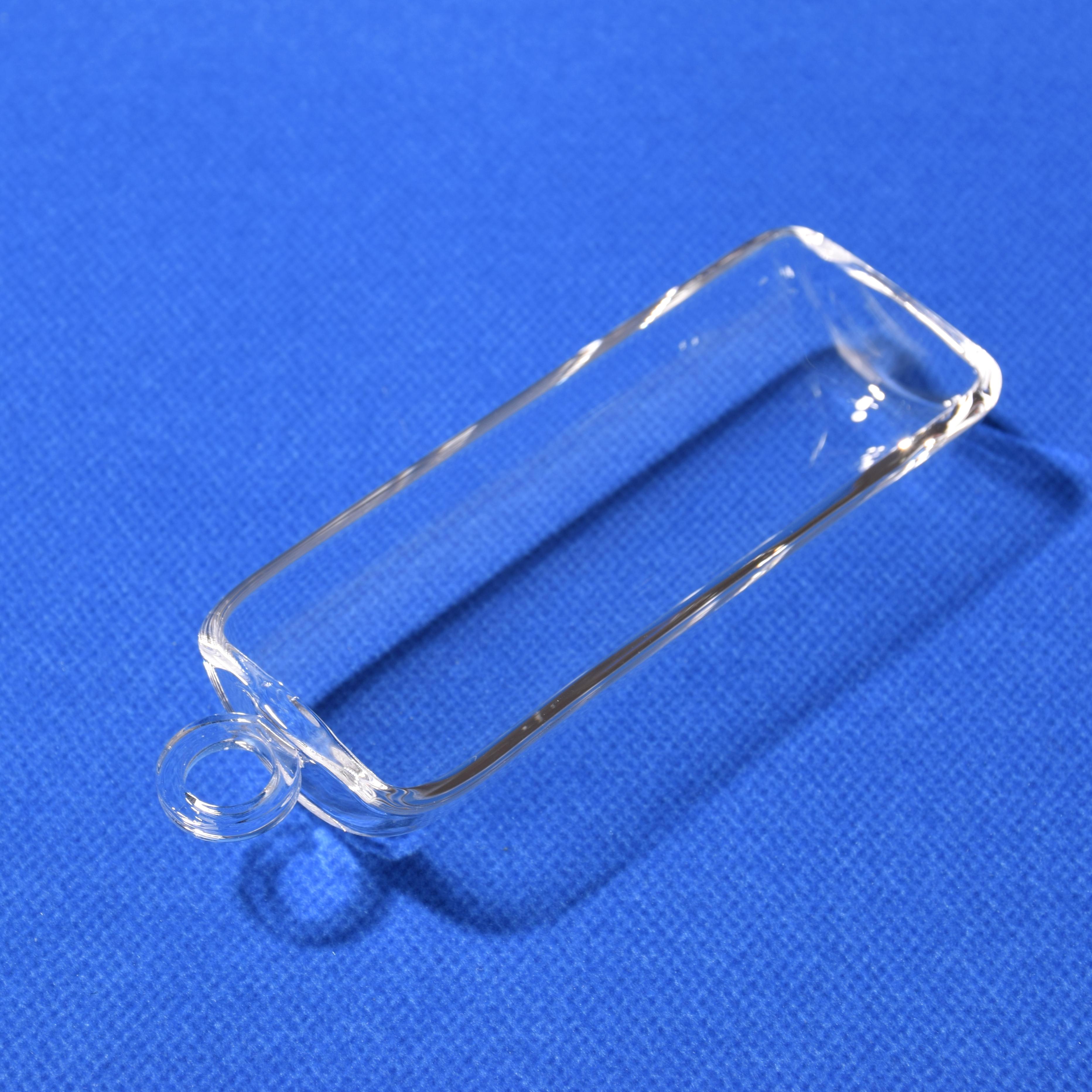 Semi-circular Flat Bottom High Temperature Resistant Transparent Ozone Free Polished Surface Tube Furnace High Bending Welding