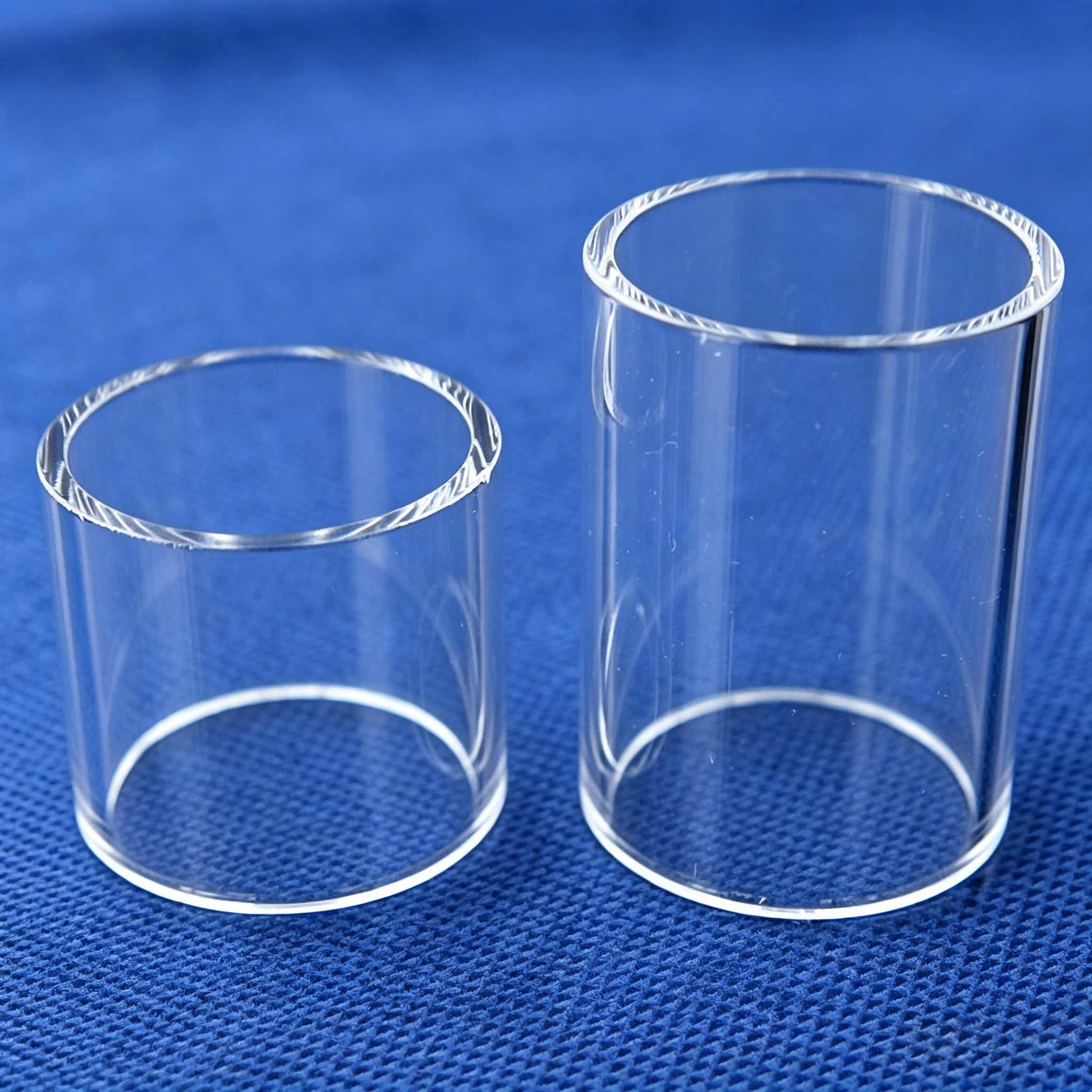 Custom High Temperature Corrosion Resistant Clear Quartz Glass Pipe