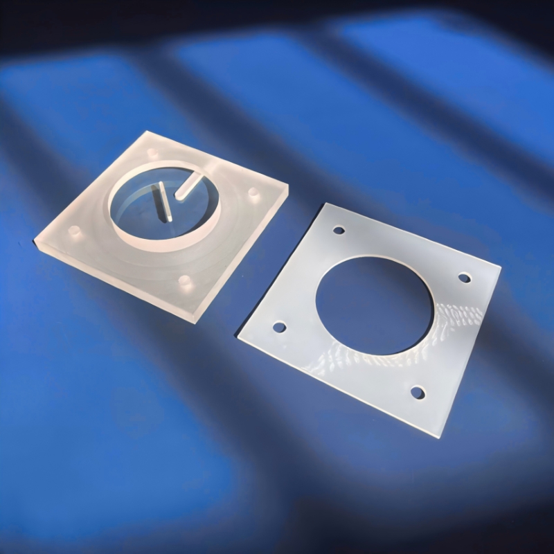 Quartz Photocatalytic Reactor Hydrogen Oxygen Production Via UV Photodegradation Ozone Free Translucent Quartz Moulding Cutting