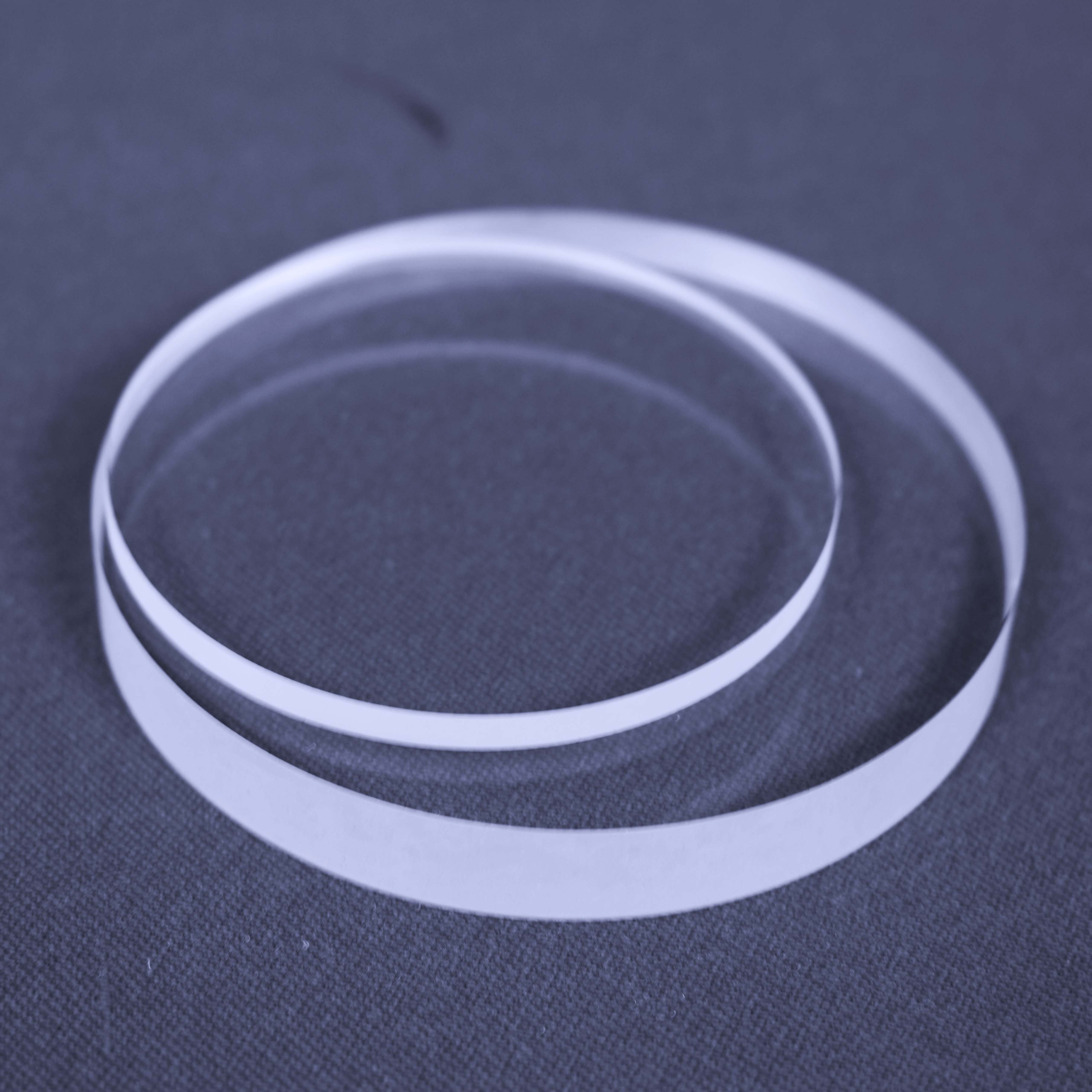 XRD Quartz Holder Test Samples High Transmittance Clear Plate Circular Shape High Melting Point Optical Grade Welding Cutting SJ