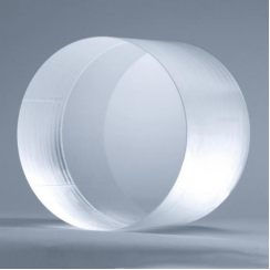 Transparent quartz glass