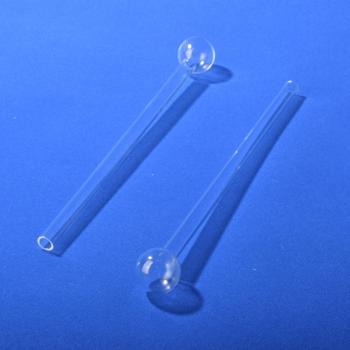 Quartz BET test bulb tube 6mm 9mm 12mm