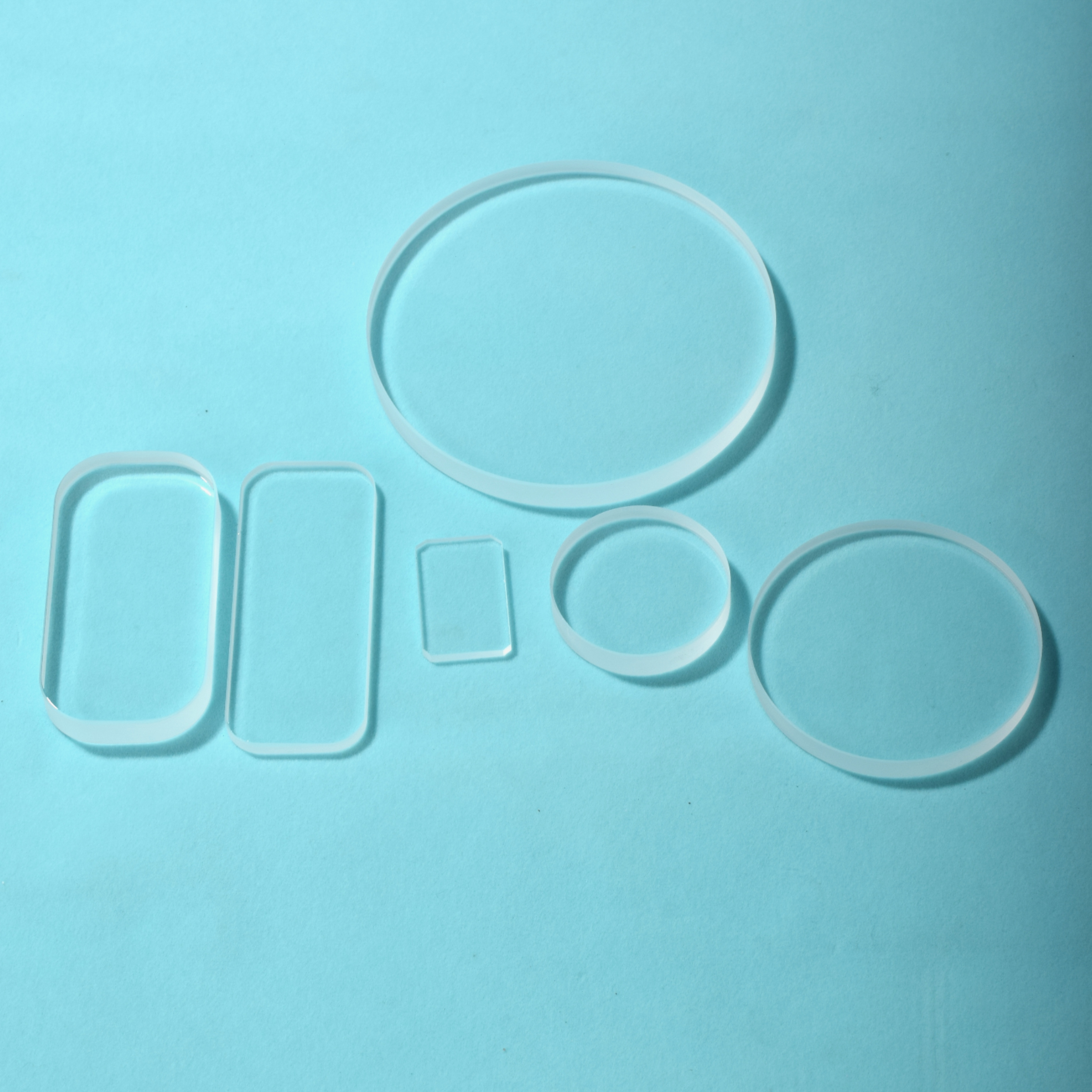 SJ SJ 126 Natural Fused Quartz Square Thin Glass Slide Optics-High Transparency Precision Laboratory Use High Purity Cutting