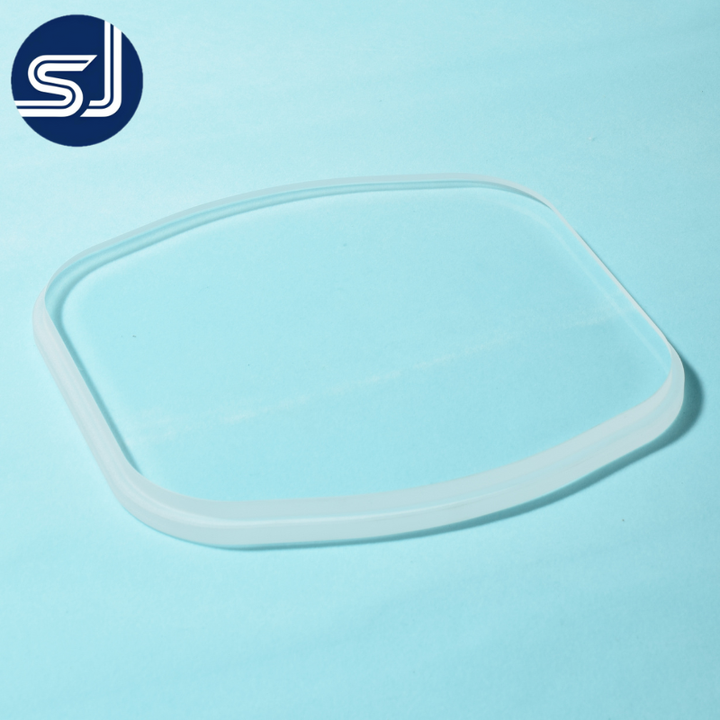 SJ Natural Fused Quartz Polished Plate Optical Clear Heat-Resistant Chemical-Resistant Cutting High Melting Point Laser 5.5-6.5