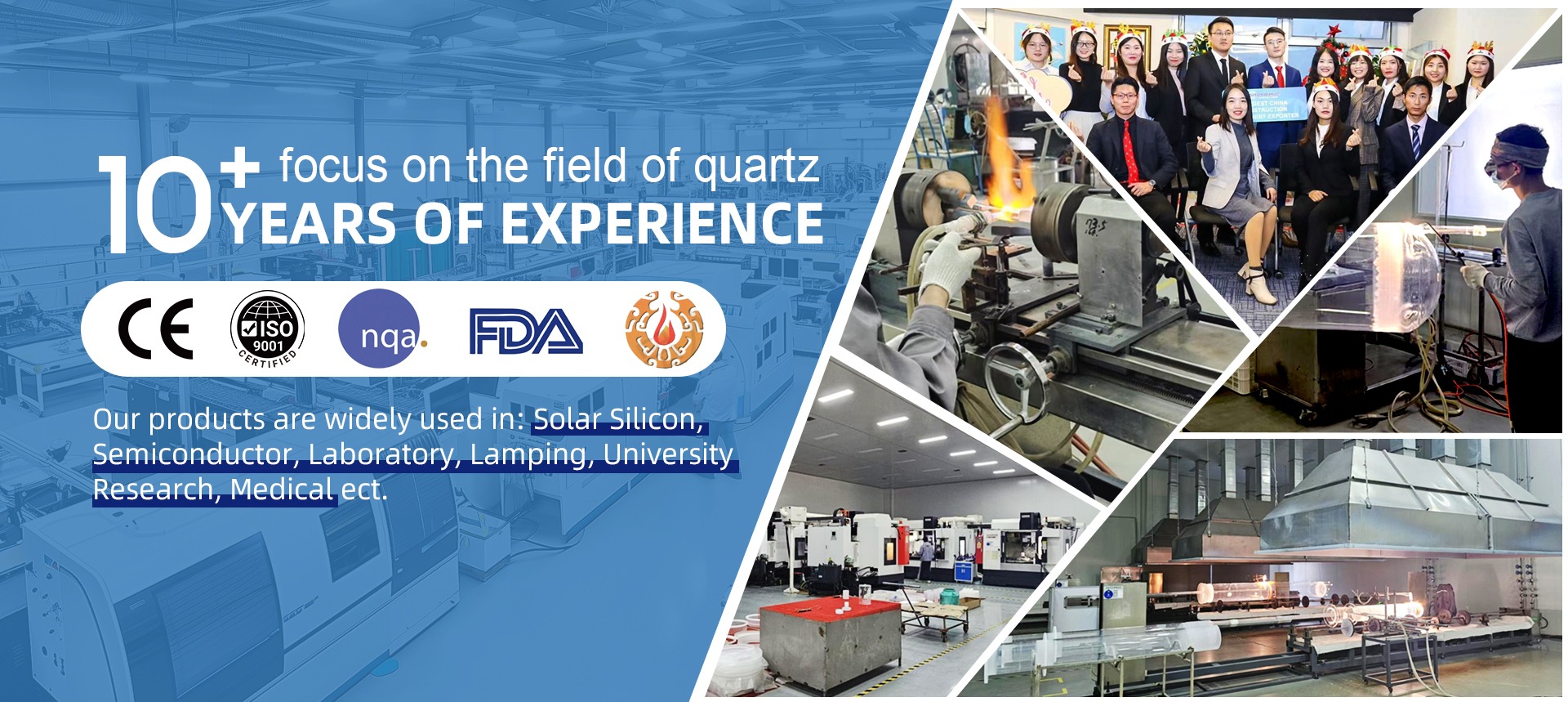 Vulra quartz products prepared for international customers