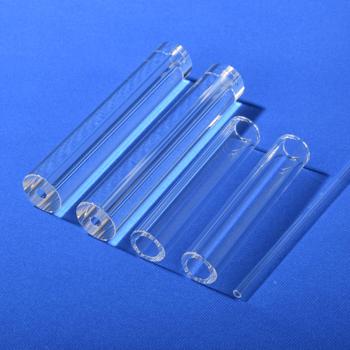 High purity fused silica quartz tube for distillation connections